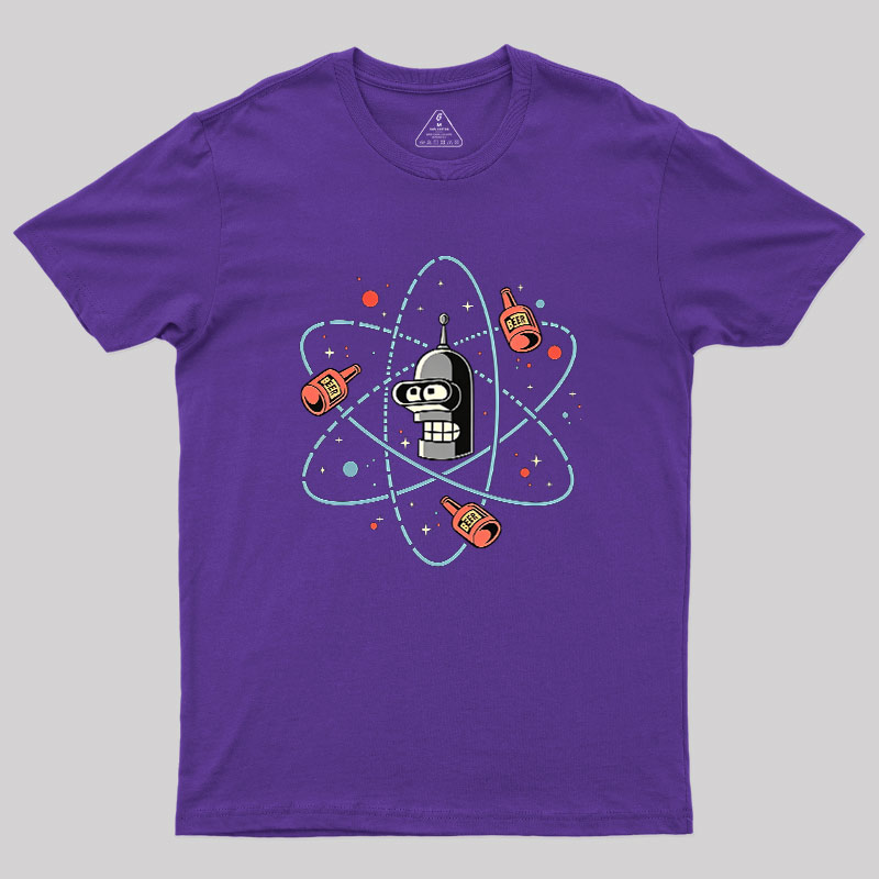 Retro Atomic Bender Beer Geek T-Shirt