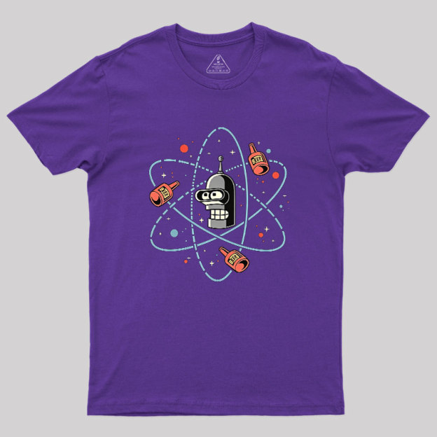Retro Atomic Bender Beer Geek T-Shirt