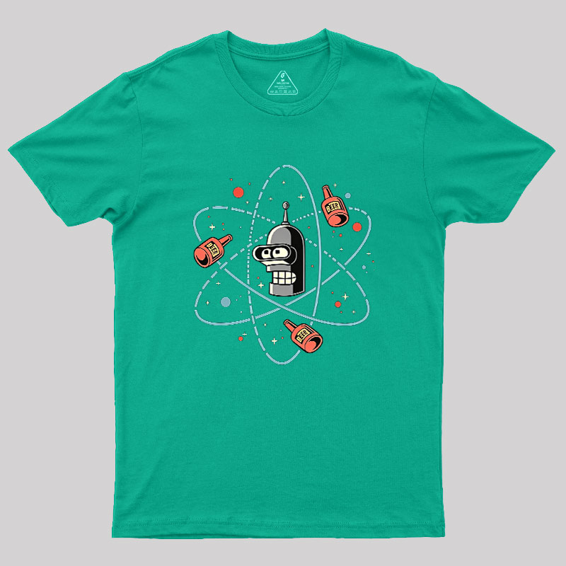 Retro Atomic Bender Beer Geek T-Shirt