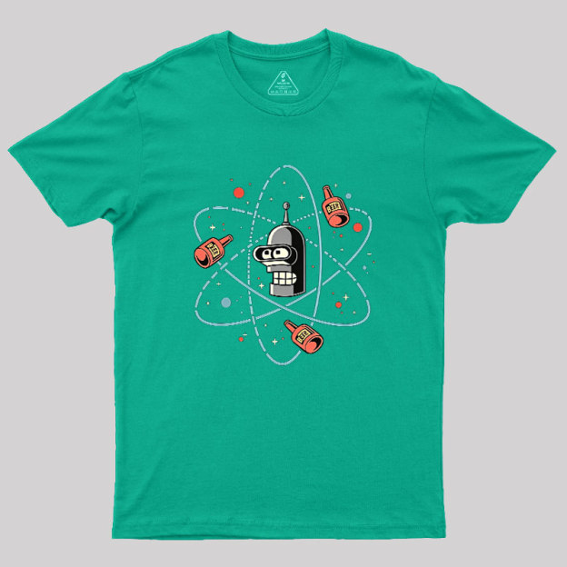 Retro Atomic Bender Beer Geek T-Shirt
