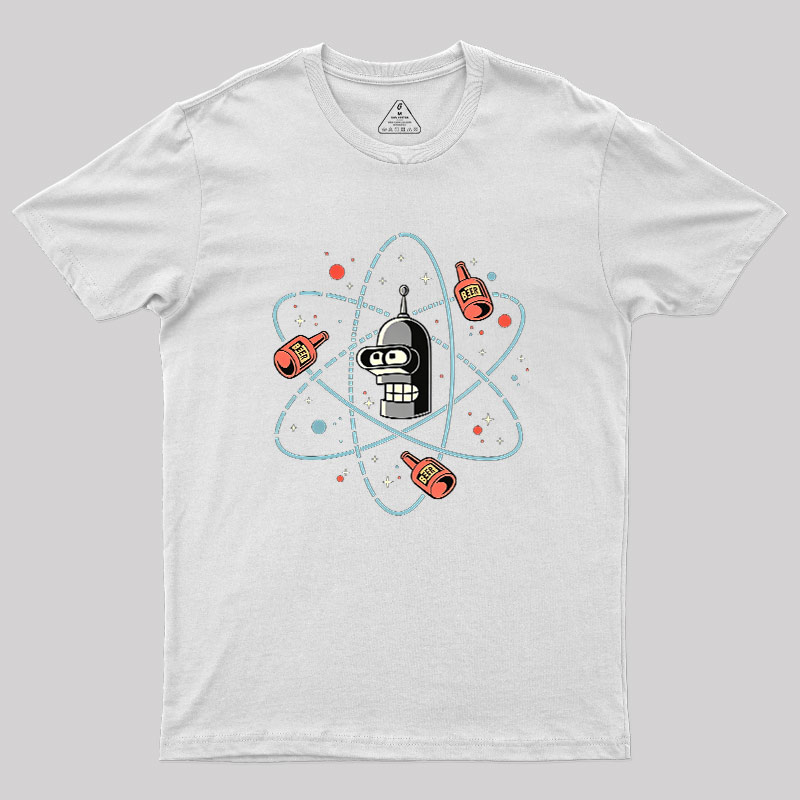 Retro Atomic Bender Beer Geek T-Shirt