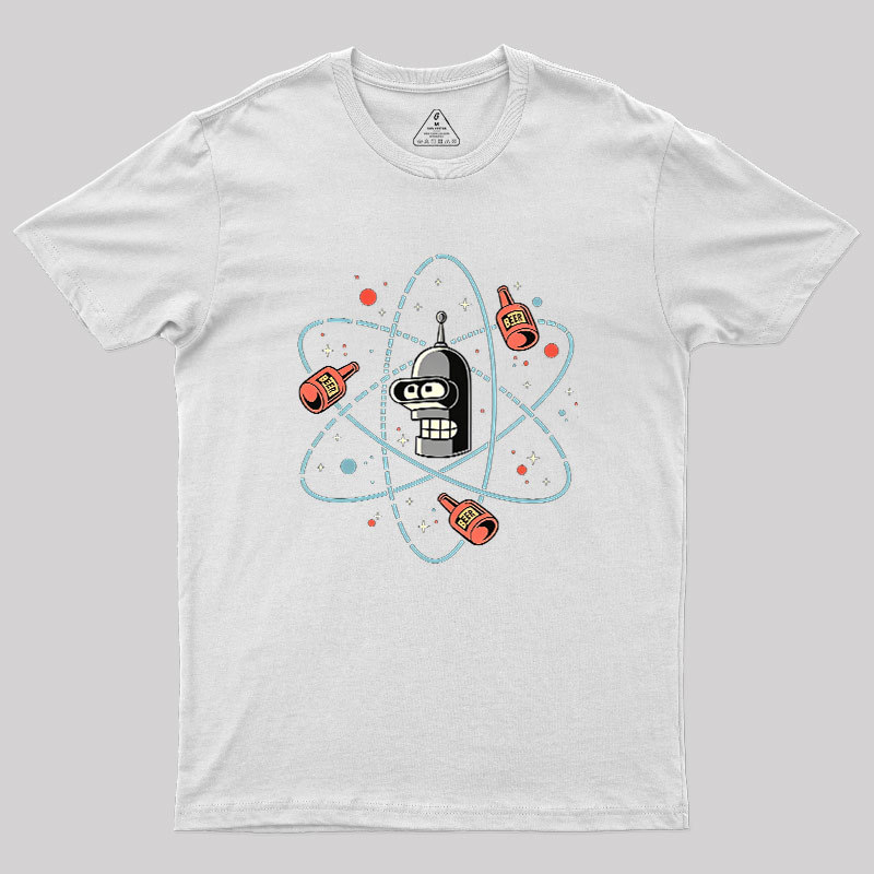 Retro Atomic Bender Beer Geek T-Shirt
