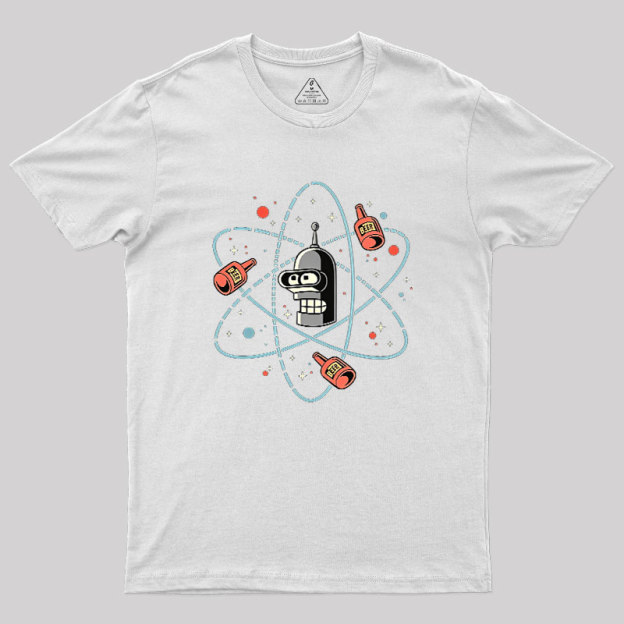 Retro Atomic Bender Beer Geek T-Shirt