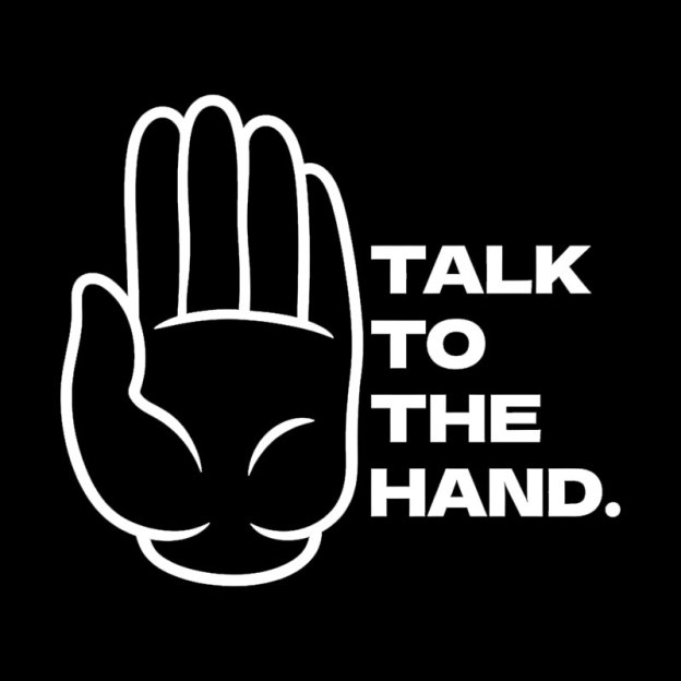 Talk To The Hand Geek T-Shirt