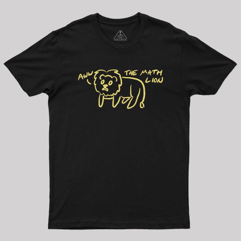 The Math Lion Geek T-Shirt