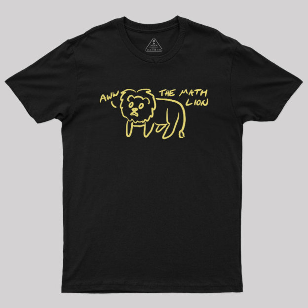 The Math Lion Geek T-Shirt