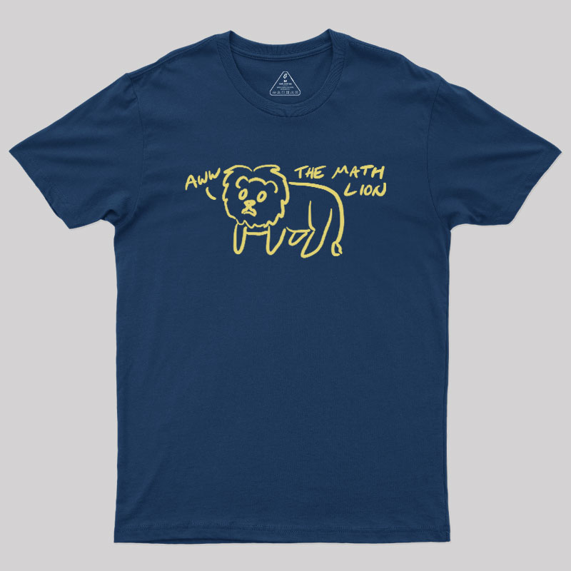 The Math Lion Geek T-Shirt