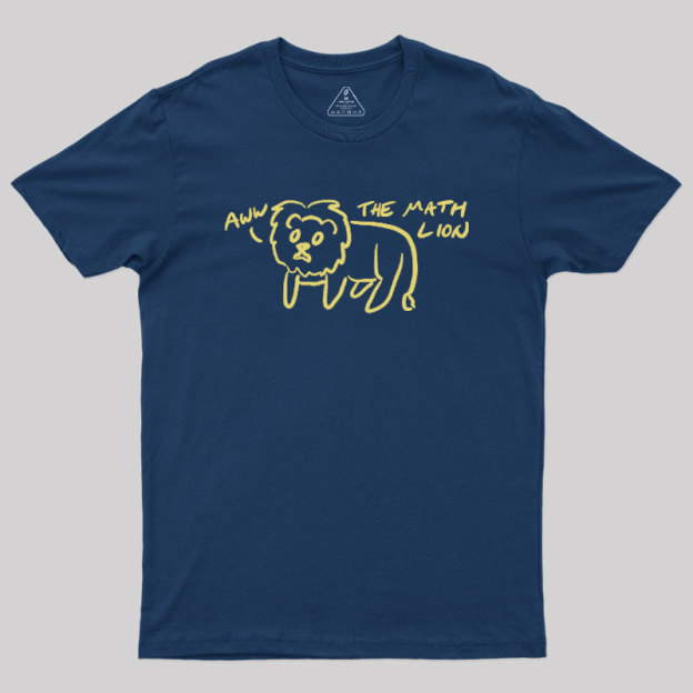 The Math Lion Geek T-Shirt