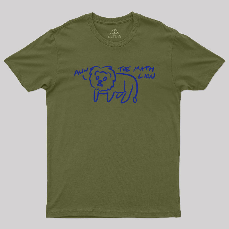 The Math Lion Geek T-Shirt