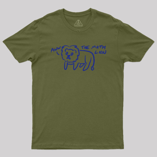 The Math Lion Geek T-Shirt