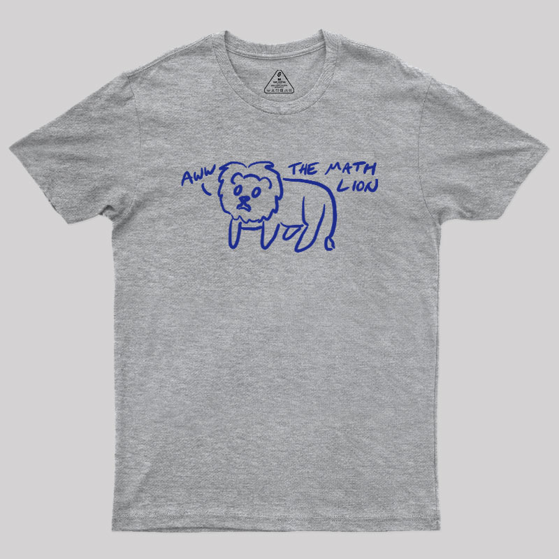 The Math Lion Geek T-Shirt