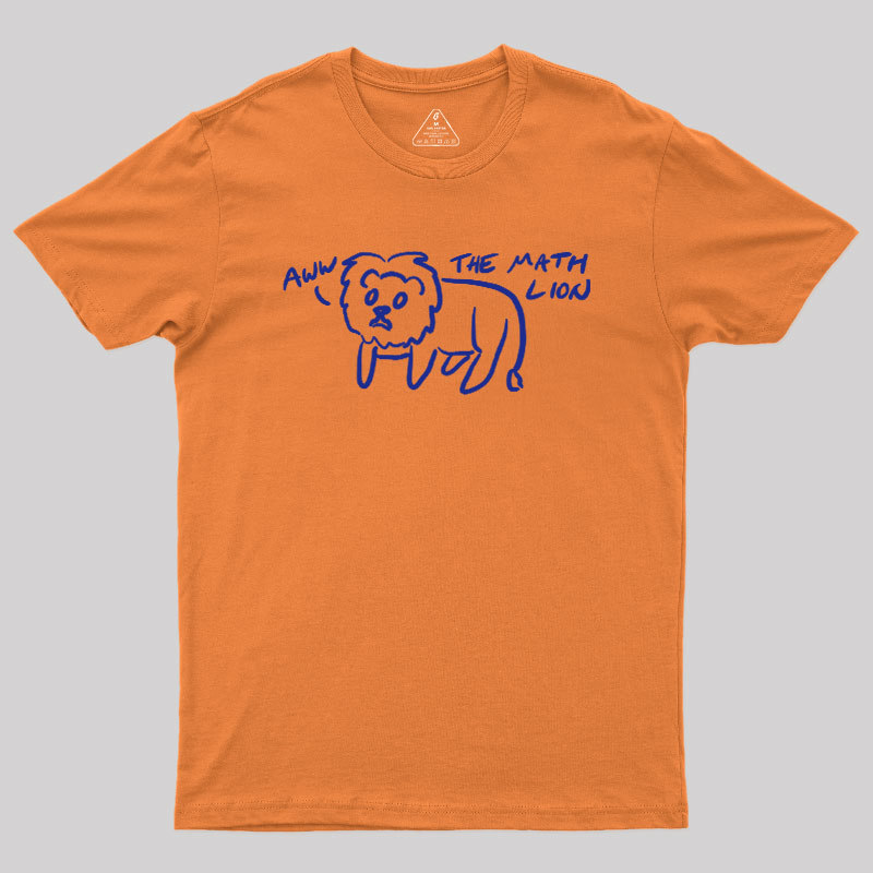 The Math Lion Geek T-Shirt