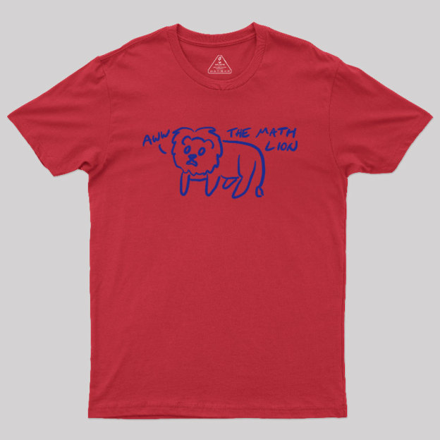 The Math Lion Geek T-Shirt