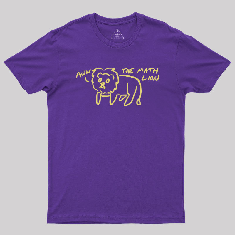 The Math Lion Geek T-Shirt