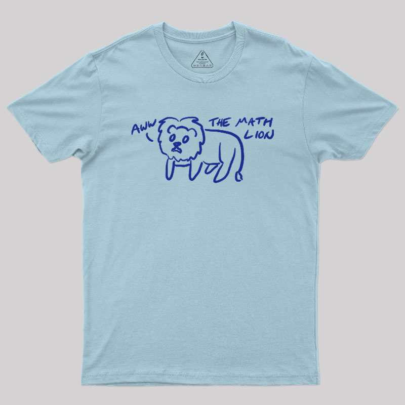 The Math Lion Geek T-Shirt