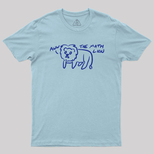 The Math Lion Geek T-Shirt