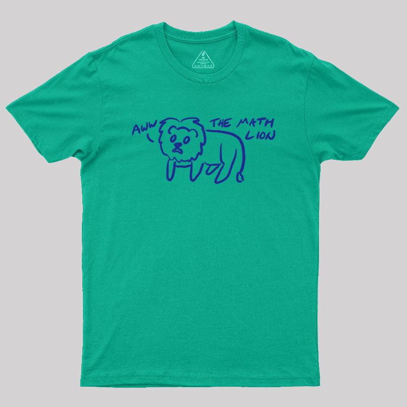 The Math Lion Geek T-Shirt