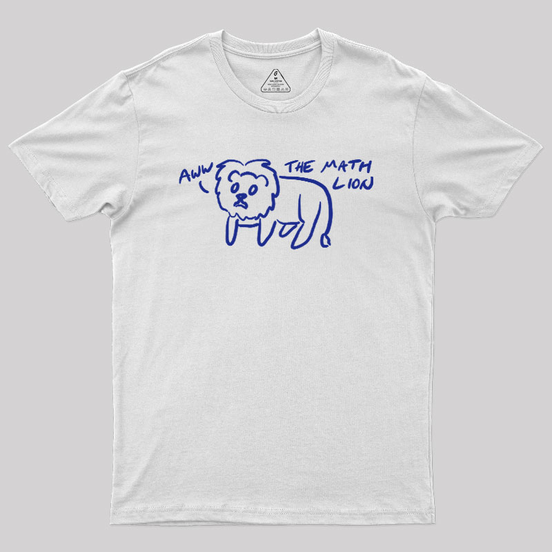 The Math Lion Geek T-Shirt