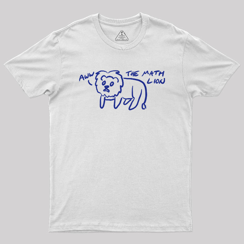 The Math Lion Geek T-Shirt