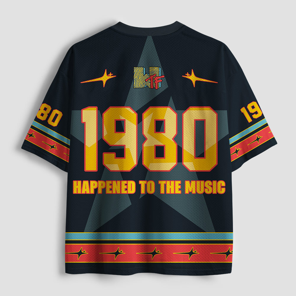 Wtf Happened To The Music Geek Mesh Jersey