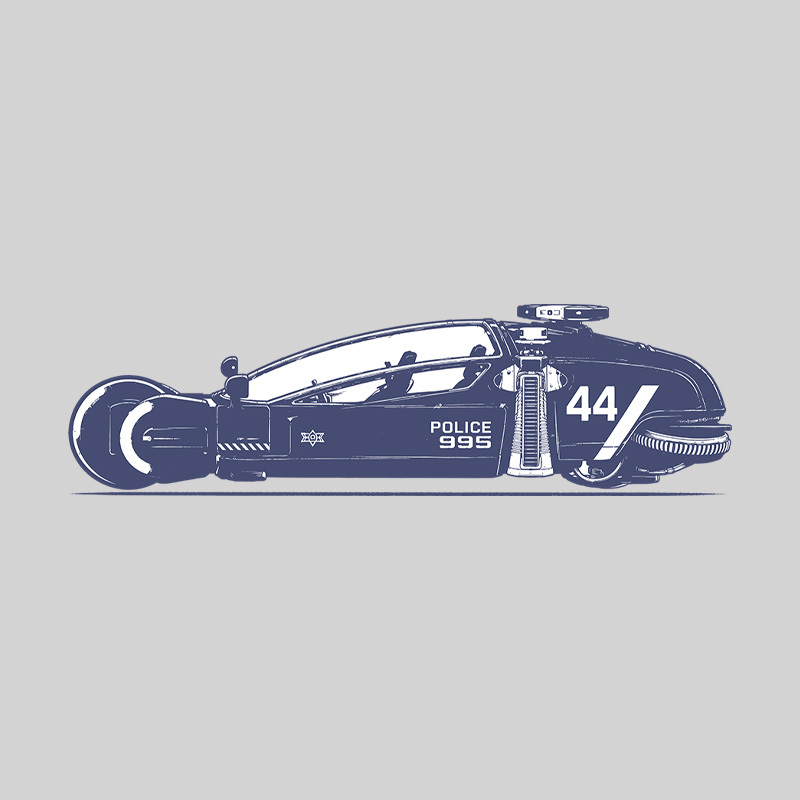 Dystopian Police 44 Geek T-Shirt