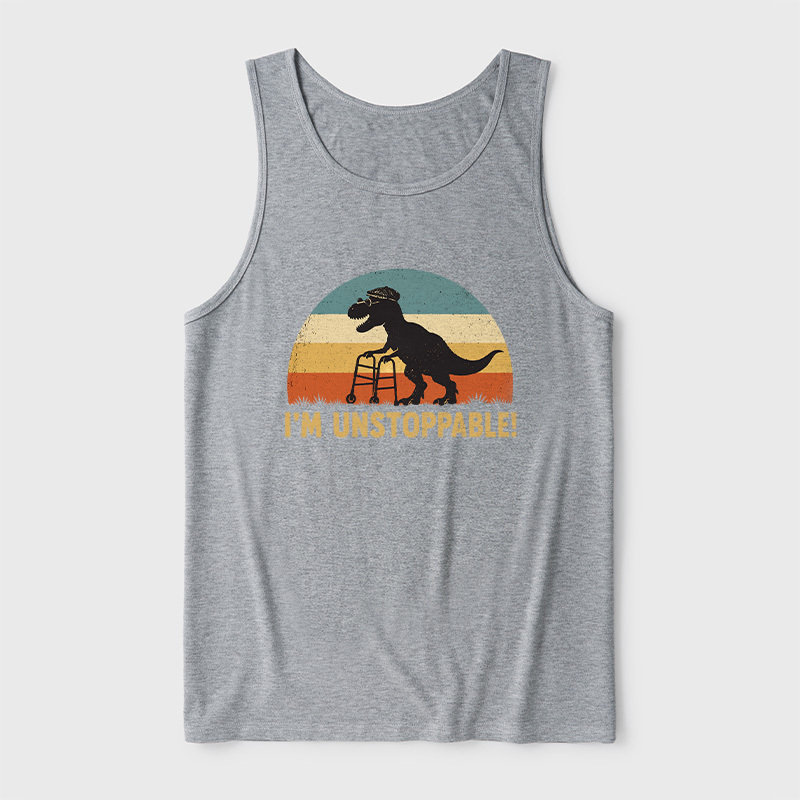 I'm Unstoppable Ultra Soft Heather Tank