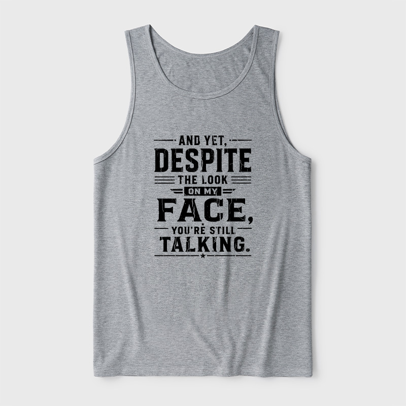 Funny Words Ultra Soft Heather Tank