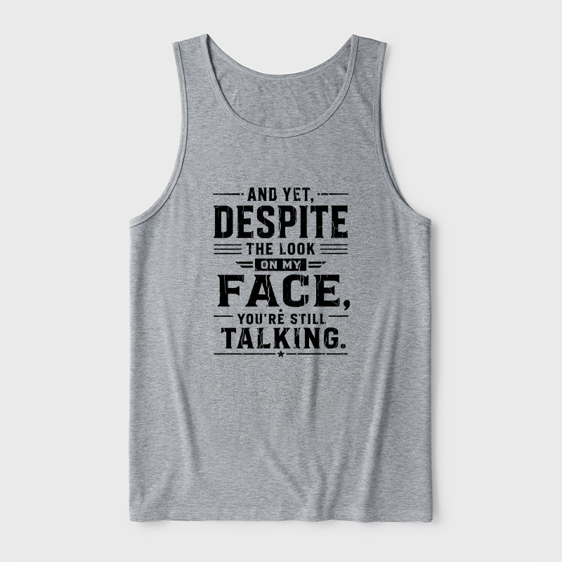 Funny Words Ultra Soft Heather Tank