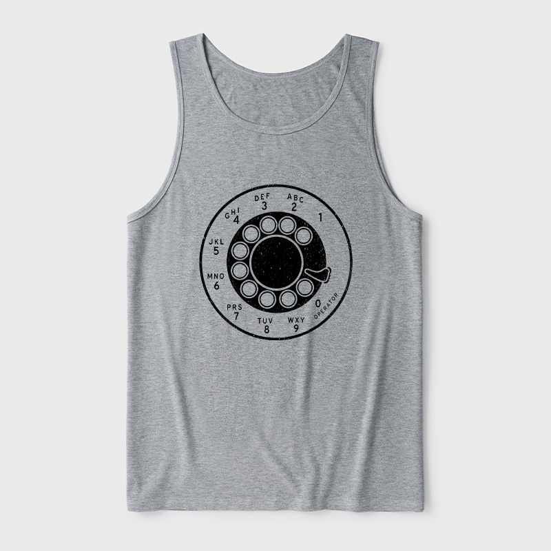 Rotary Dial Vintage Ultra Soft Heather Tank