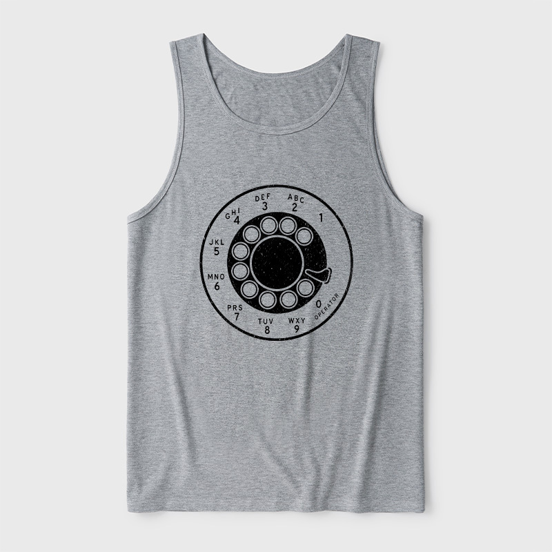Rotary Dial Vintage Ultra Soft Heather Tank