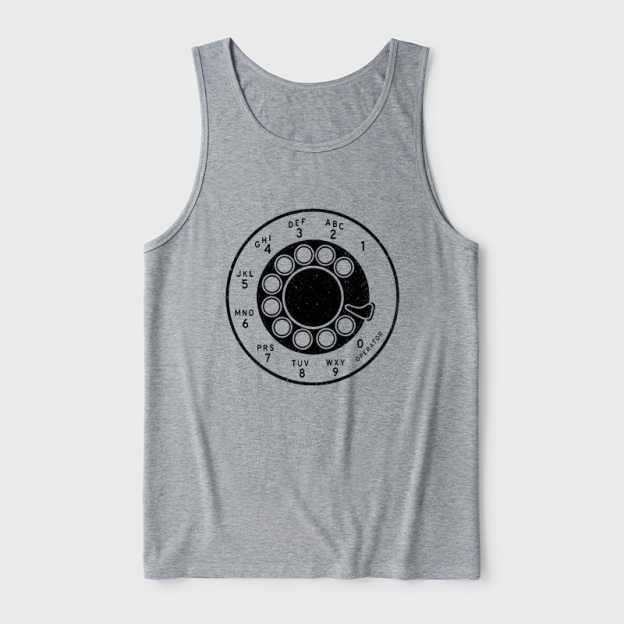 Rotary Dial Vintage Ultra Soft Heather Tank
