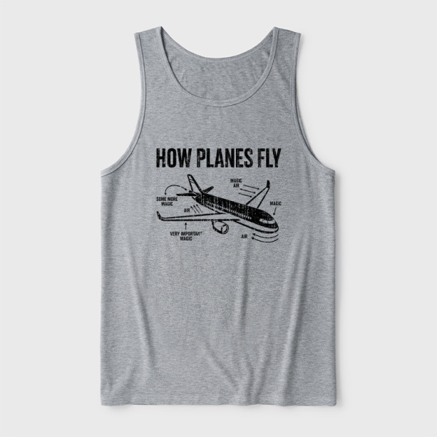 How Planes Fly Ultra Soft Heather Tank