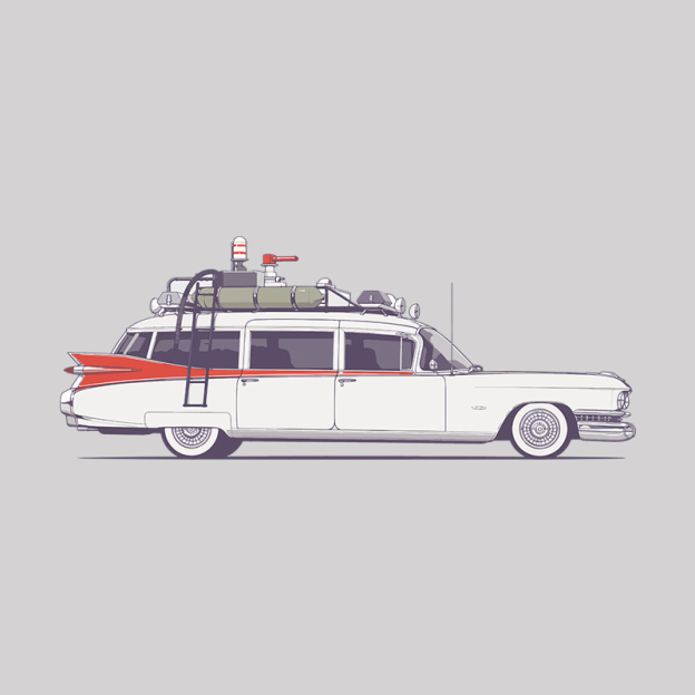 Ghost Hunting Cruiser Geek T-Shirt