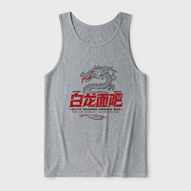White Dragon Noodle Bar Ultra Soft Heather Tank