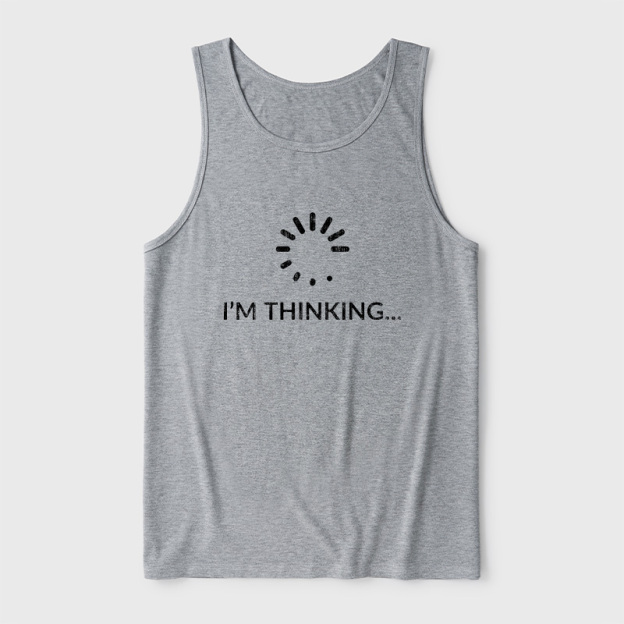 I'm Thinking Ultra Soft Heather Tank