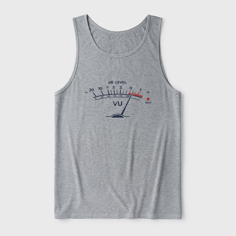 Volume VU Meter Vintage Ultra Soft Heather Tank