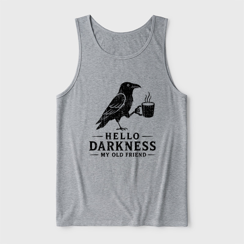 Raven Crow Coffee Ultra Soft Heather Tank