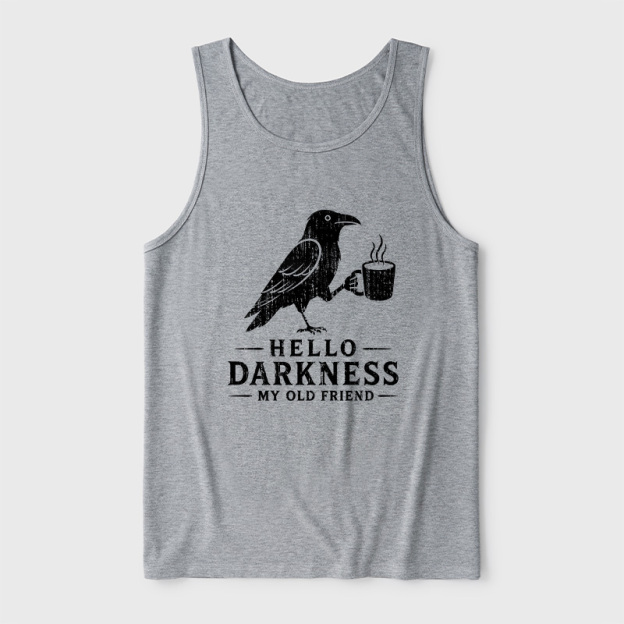 Raven Crow Coffee Ultra Soft Heather Tank