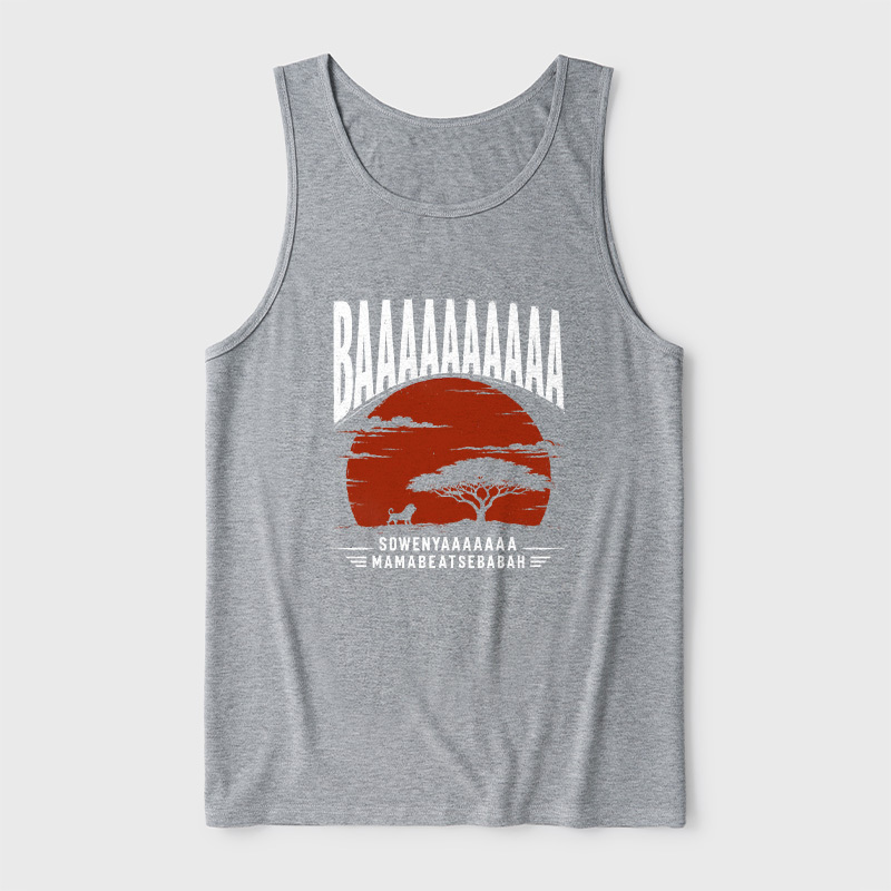 Baaa Sownyaaa Mamabeatsebabah Ultra Soft Heather Tank