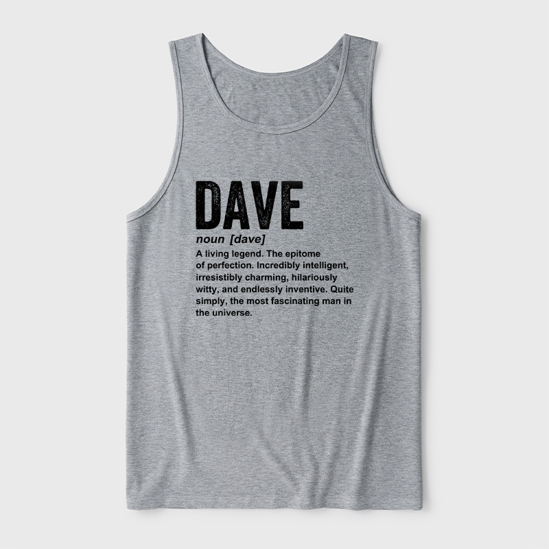 Dave Definition Ultra Soft Heather Tank