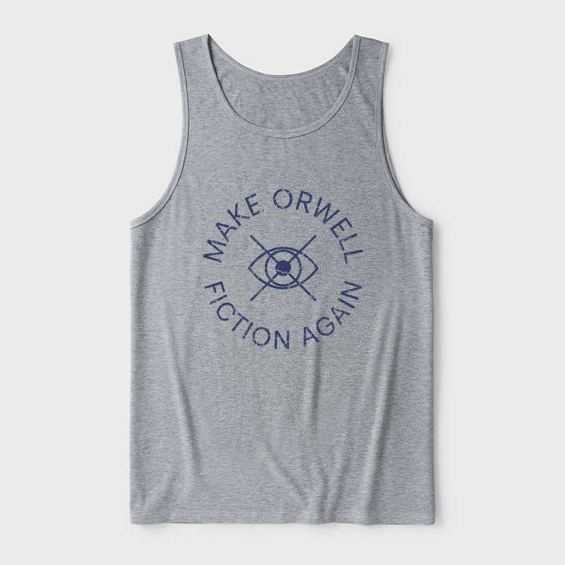 Make Orwell Fiction Again Ultra Soft Heather Tank