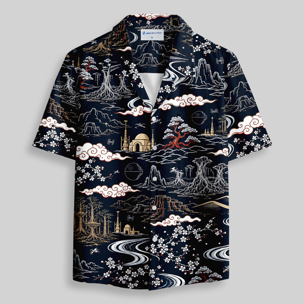 Geeksoutfit Off-World Relic Button Up Pocket Shirt for Sale