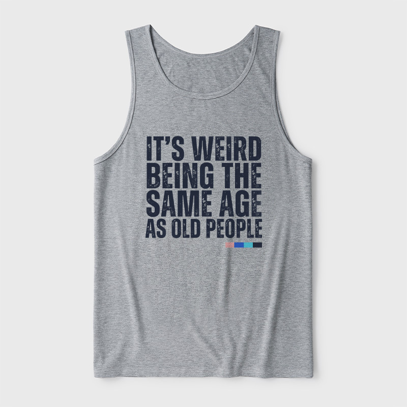 As Old People Ultra Soft Heather Tank