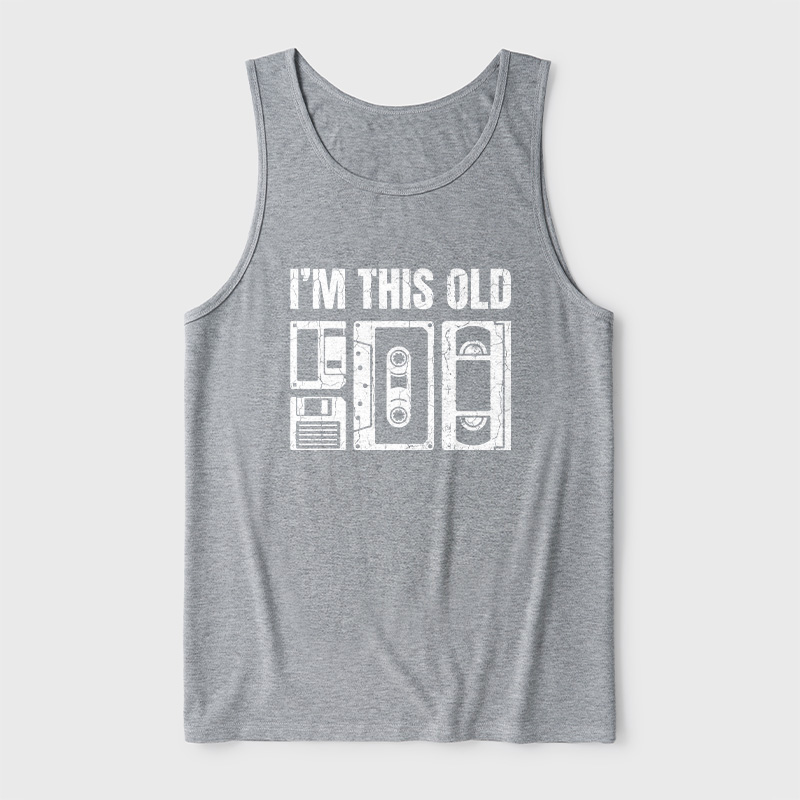 I'm This Old Vintage Ultra Soft Heather Tank