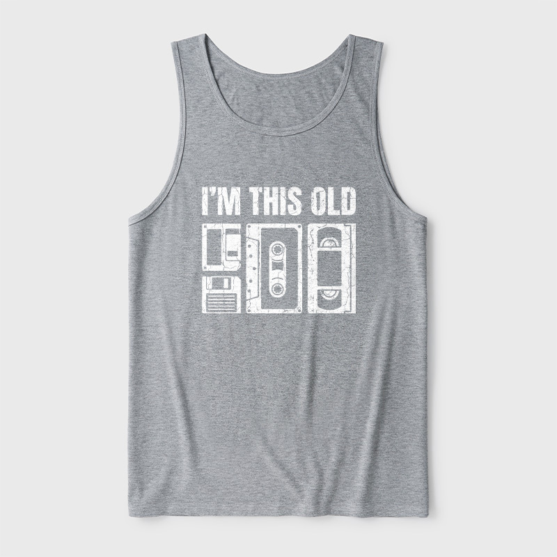 I'm This Old Vintage Ultra Soft Heather Tank
