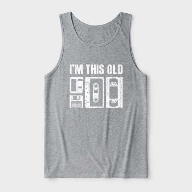 I'm This Old Vintage Ultra Soft Heather Tank