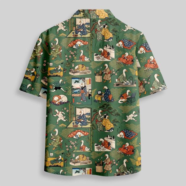 Goose Side Story Button Up Pocket Shirt
