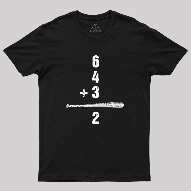 Baseball Math Humor Geek T-Shirt
