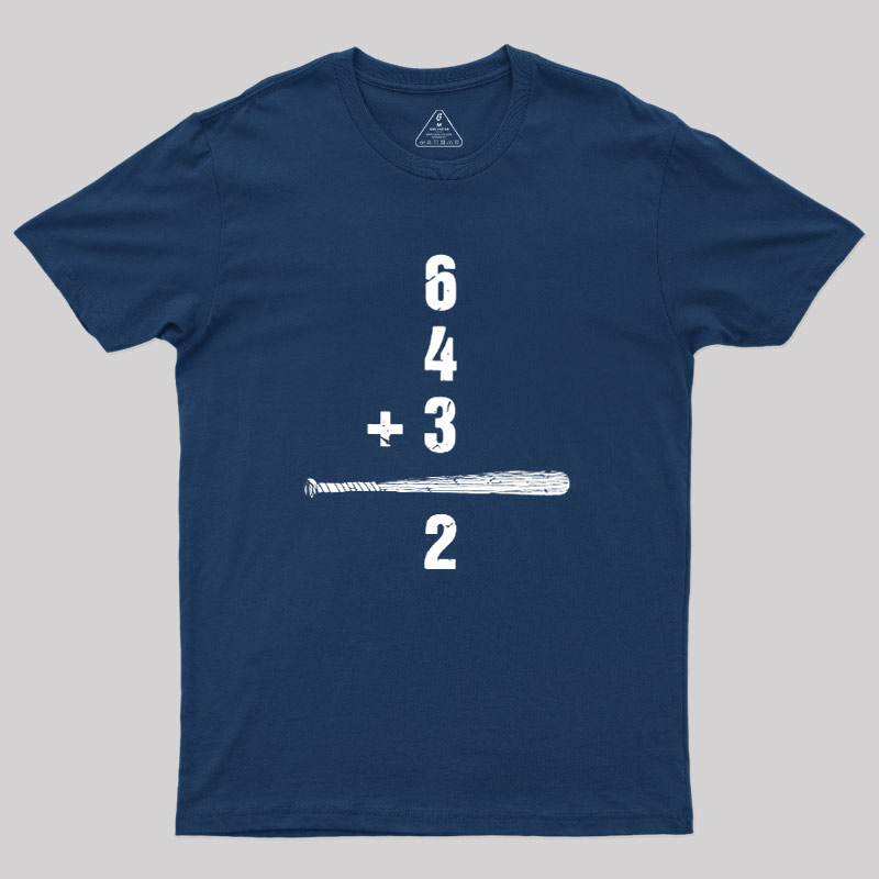 Baseball Math Humor Geek T-Shirt