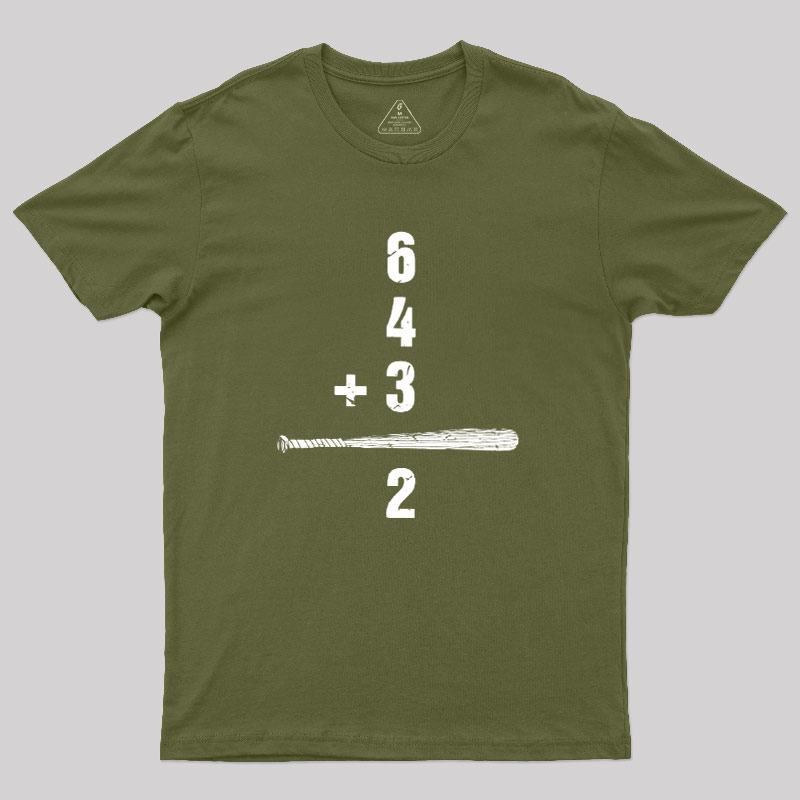 Baseball Math Humor Geek T-Shirt